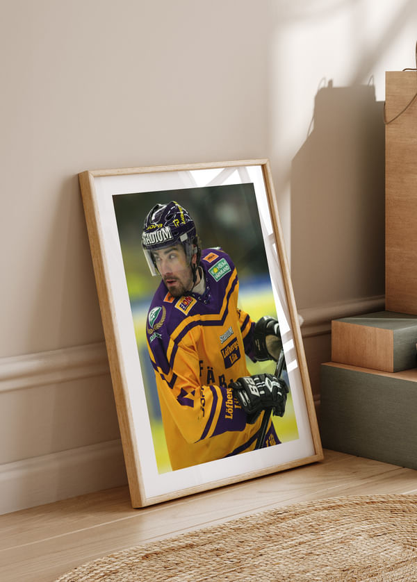 Poster Mathias Johansson Färjestad BK 2005 crossfade