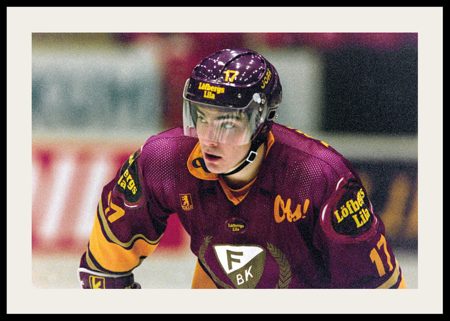 Mathias Johansson Färjestad BK Mot IFK Helsingfors 1992 No2-12