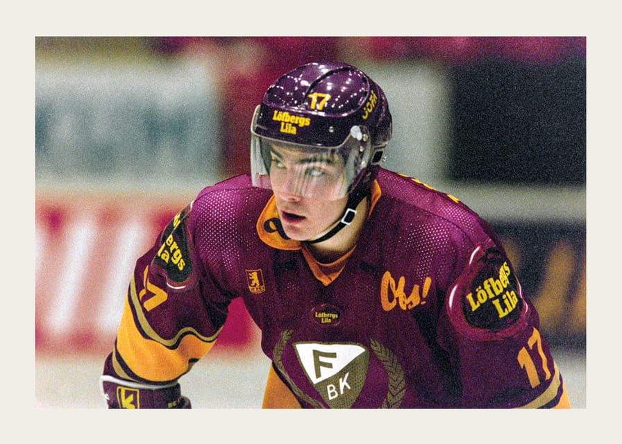 Mathias Johansson Färjestad BK Mot IFK Helsingfors 1992 No2-12