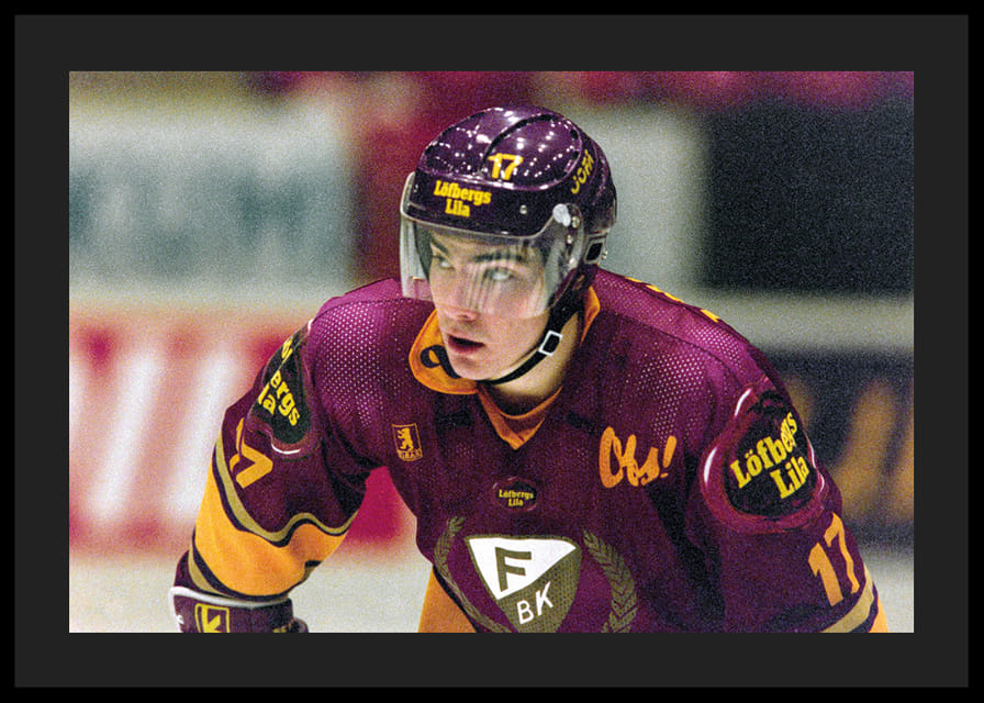 Mathias Johansson Färjestad BK Mot IFK Helsingfors 1992 No2-12