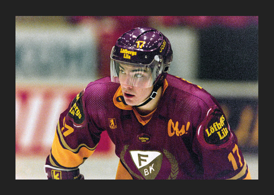 Mathias Johansson Färjestad BK Mot IFK Helsingfors 1992 No2-12