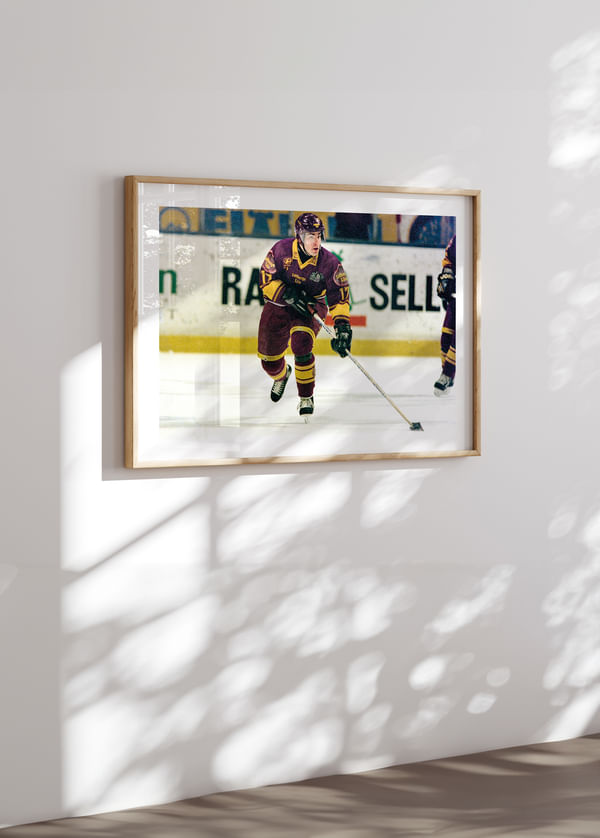 Poster Mathias Johansson Färjestad BK Mot Djurgården 1997 No1 crossfade