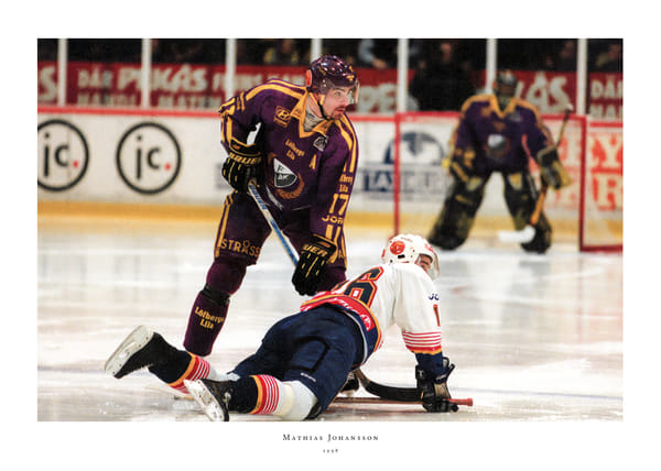 Poster Mathias Johansson Färjestad BK Mot Djurgården