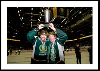 Peter Nordström Och Jörgen Jönsson Färjestad BK SM-Guld 2009-0