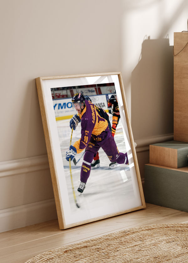 Poster Peter Nordström Färjestad BK Mot Djurgården 2003 crossfade