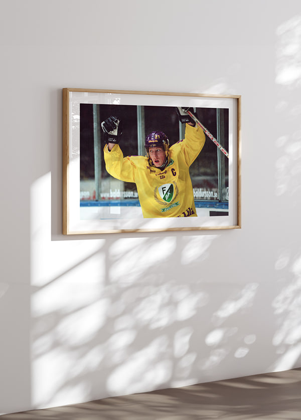 Poster Jörgen Jönsson Färjestad BK Mot Västra Frölunda crossfade