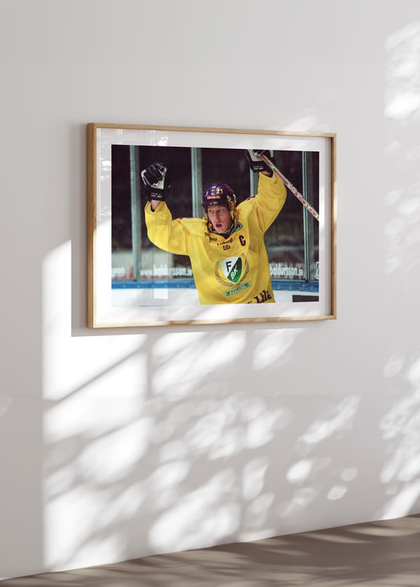 Poster Jörgen Jönsson Färjestad BK Mot Västra Frölunda crossfade