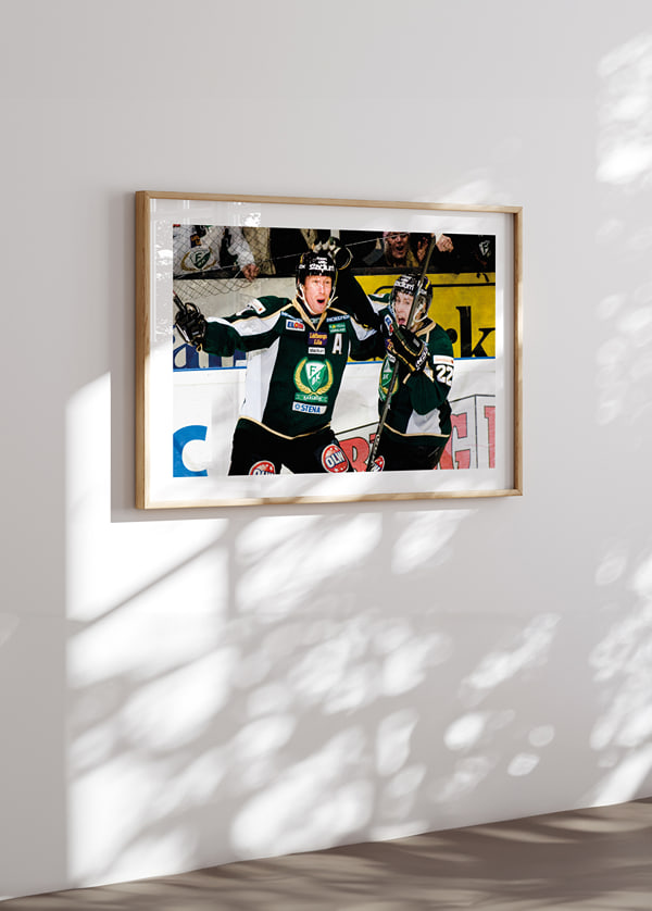 Poster Jörgen Jönsson Färjestad BK SM-Final 2009 crossfade