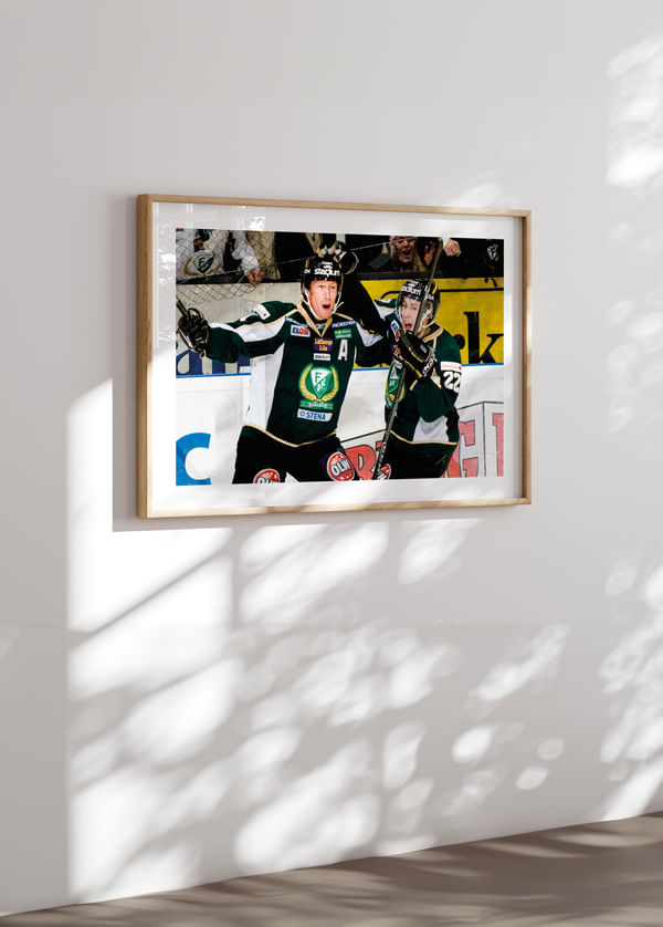 Poster Jörgen Jönsson Färjestad BK SM-Final 2009 crossfade