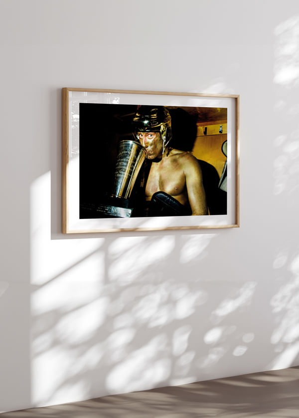 Poster Jörgen Jönsson Färjestad Guldmålad 2009 crossfade