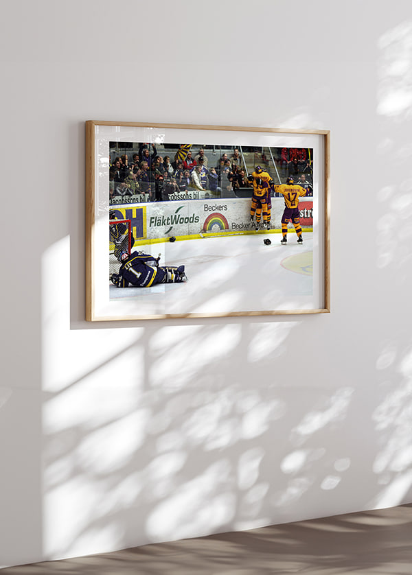 Poster Rickard Wallin Färjestad BK SM-Semifinal 2006 No2 crossfade