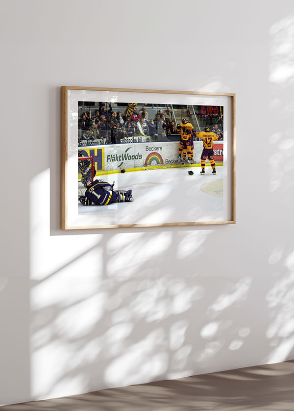 Poster Rickard Wallin Färjestad BK SM-Semifinal 2006 No2 crossfade