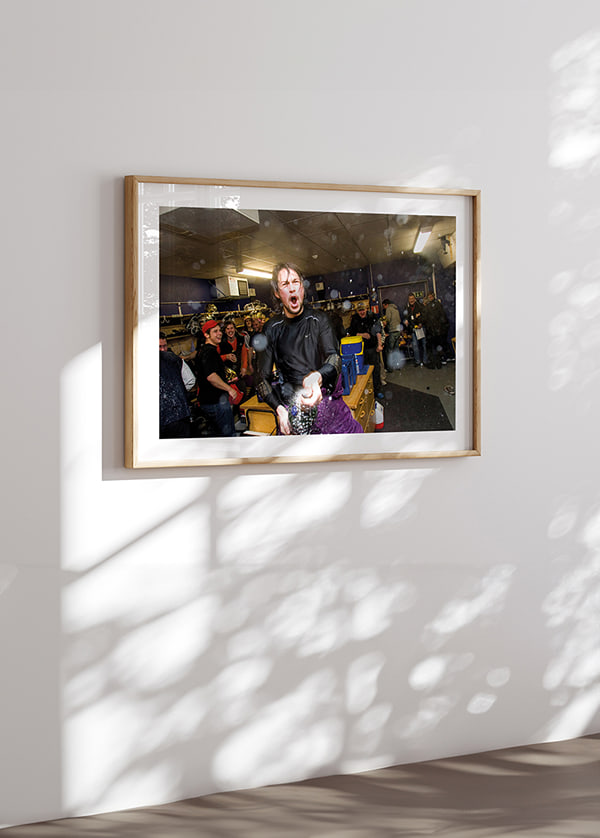 Poster Rickard Wallin Färjestad BK SM-Guld 2006 crossfade