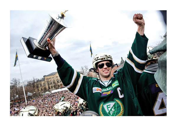 Poster Rickard Wallin Färjestad BK SM-Guld 2009