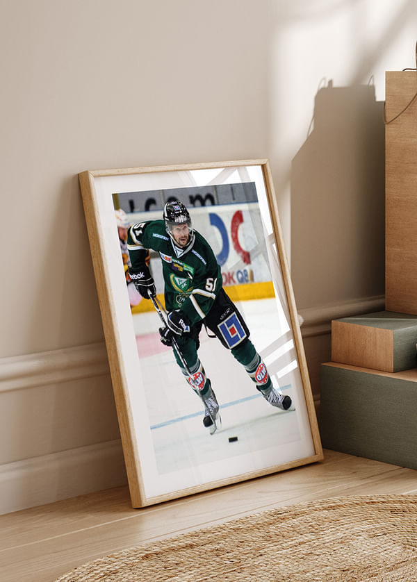 Poster Rickard Wallin Färjestad BK semifinal 2009 crossfade