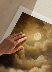 A magical moonlight over a quiet village-9