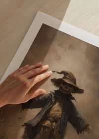 Egy titokzatos madárijesztő a tökök között őszi hangulatot áraszt-5