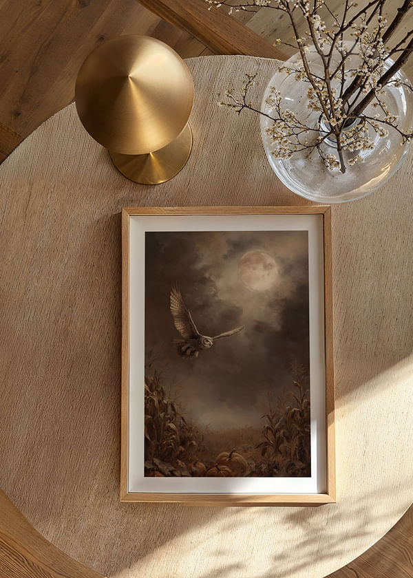 Póster Moonlit Flight crossfade