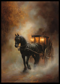 Egy titokzatos ködben egy elbűvölő ló és hintó jelenik meg-2