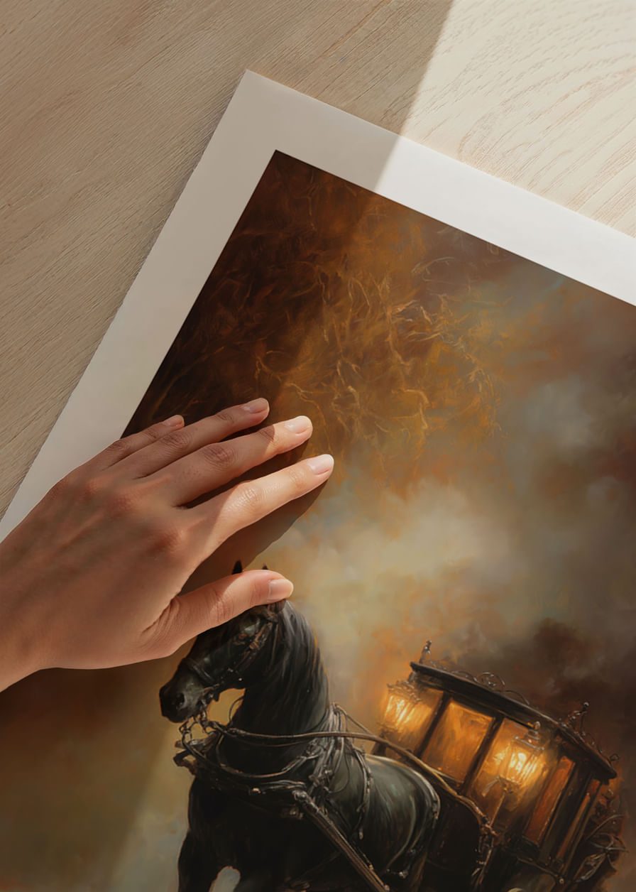 Egy titokzatos ködben egy elbűvölő ló és hintó jelenik meg-12