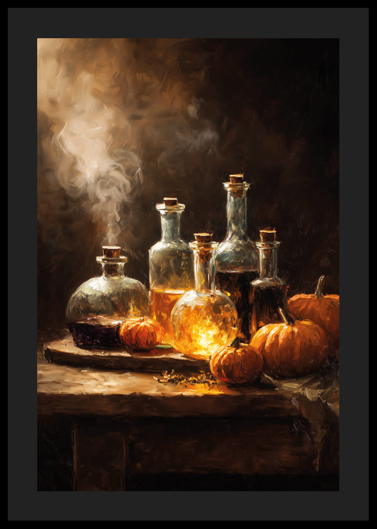 Flaskor och pumpor lyser varmt i höstmystik-12