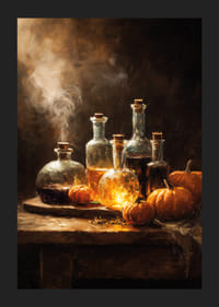 Flaskor och pumpor lyser varmt i höstmystik-5