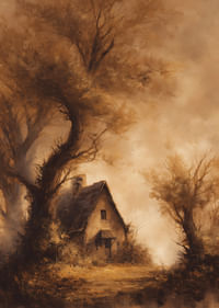 Egy elvarázsolt házikó, ködös őszi szépséggel körülvéve-3