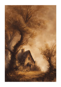 Egy elvarázsolt házikó, ködös őszi szépséggel körülvéve-1