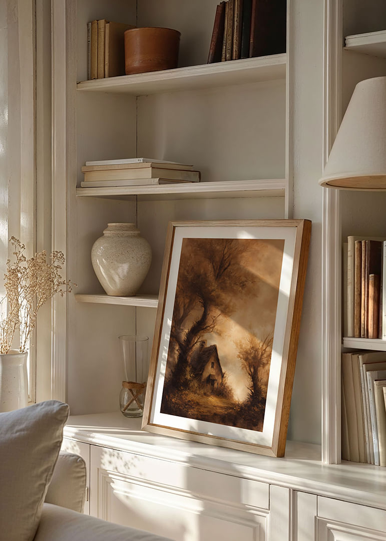 Egy elvarázsolt házikó, ködös őszi szépséggel körülvéve-12