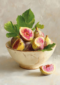 Higos de colores en un bol que encanta a todos los sentidos.-3