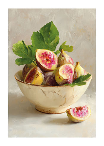 Póster Still Life Bowl With Fig