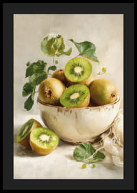 Kiwi i en rustik skål spreder naturlig friskhed-4