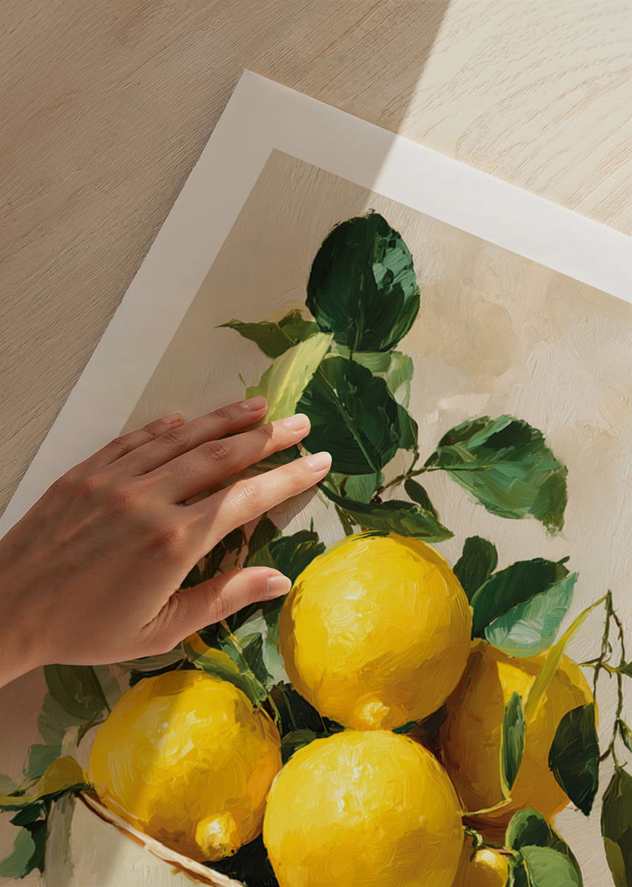 Des citrons ensoleillés égayent un bol rustique-12