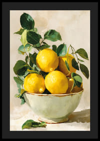Sunny lemons brighten up a rustic bowl-4