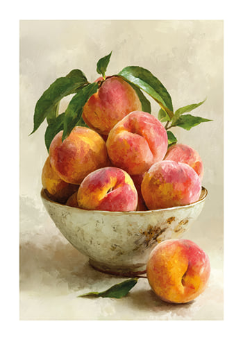 Poster Still Life Bowl With Peach