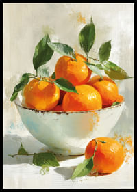 Laranjas vibrantes numa tigela espalham energia e alegria.-2