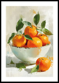 Laranjas vibrantes numa tigela espalham energia e alegria.-0