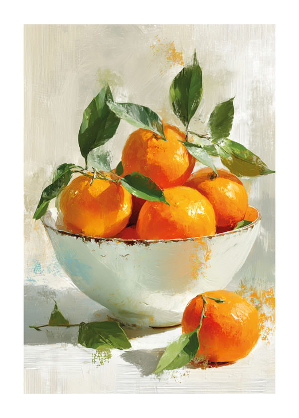 Plakatas Still Life Bowl With Orange