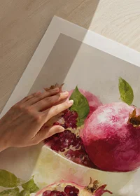 Vibrant pomegranates burst with color and freshness-9