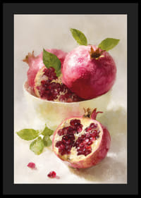 Vibrant pomegranates burst with color and freshness-4