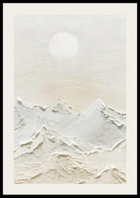 Des montagnes douces sous un ciel calme créent une harmonie paisible-2