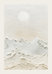 Des montagnes douces sous un ciel calme créent une harmonie paisible-3