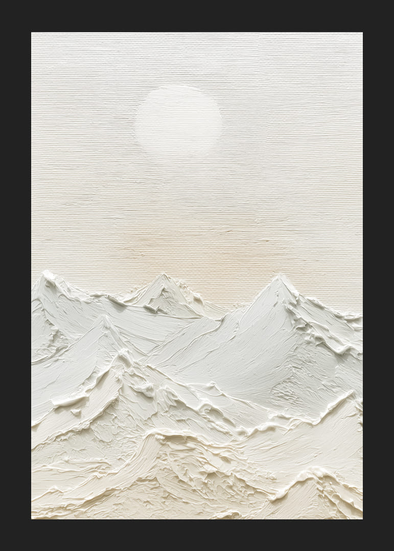 Des montagnes douces sous un ciel calme créent une harmonie paisible-12