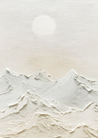 Zachte bergen onder een kalme hemel creëren een vredige harmonie-3