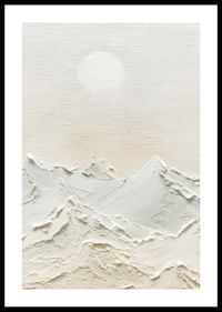 Zachte bergen onder een kalme hemel creëren een vredige harmonie-0