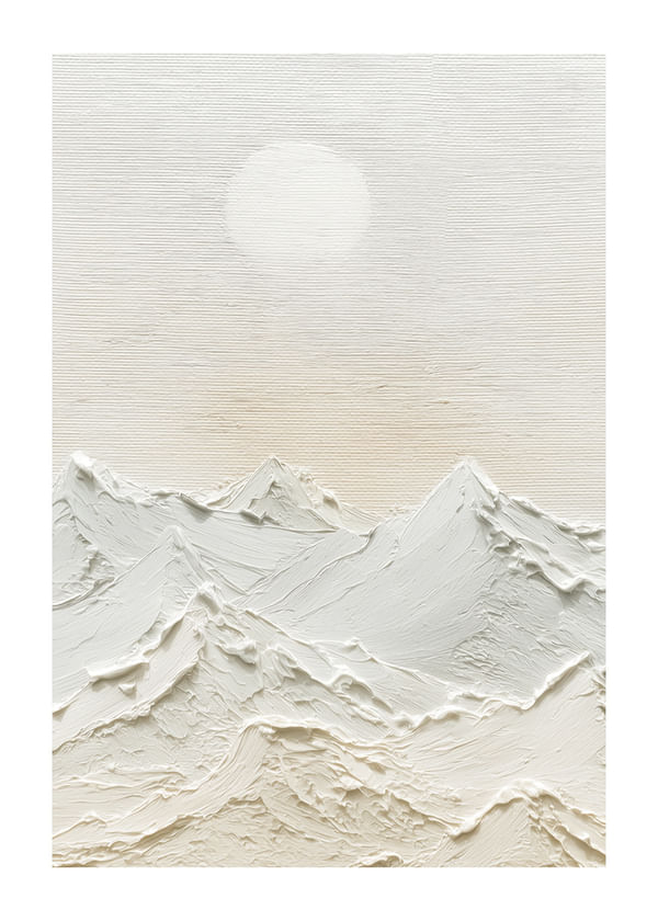 Plakat Sunlit Crests