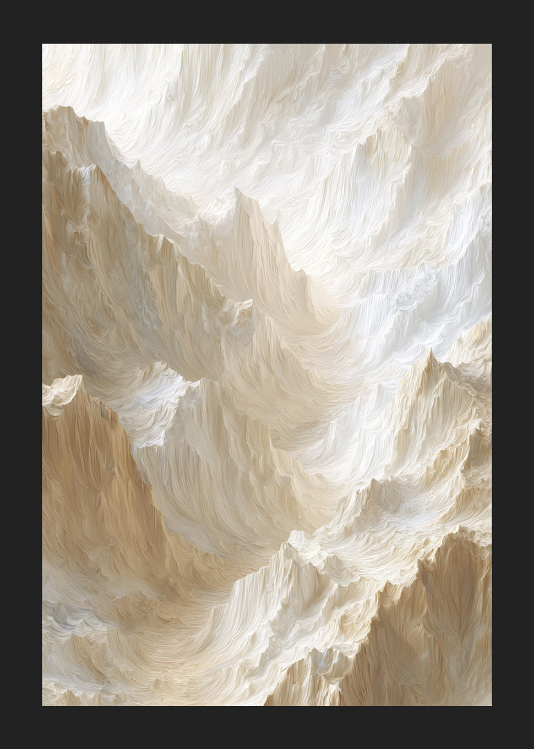 Soft, dreamy rock formations in shimmering hues-12