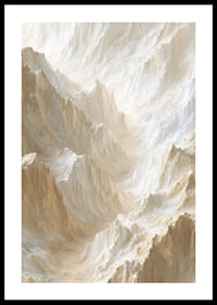Soft, dreamy rock formations in shimmering hues-0