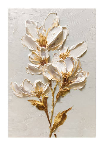 Affiche Golden Bloom