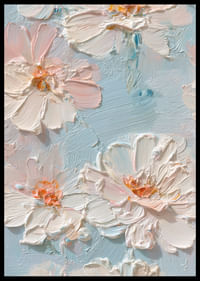 Zachte pastelkleurige bloemen dansen in harmonieuze elegantie-2